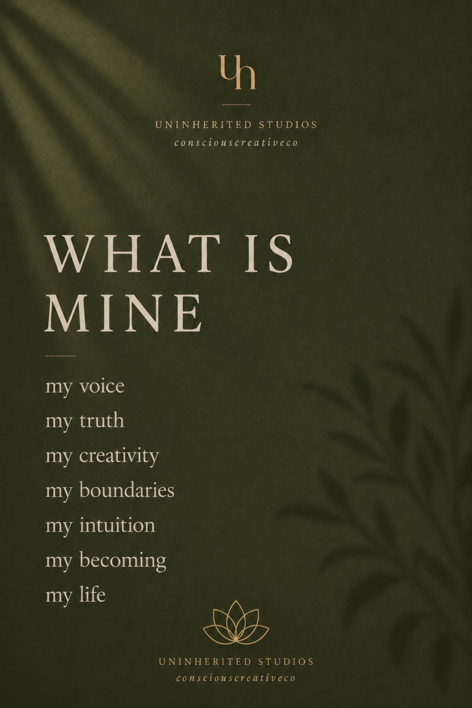 What Is Mine